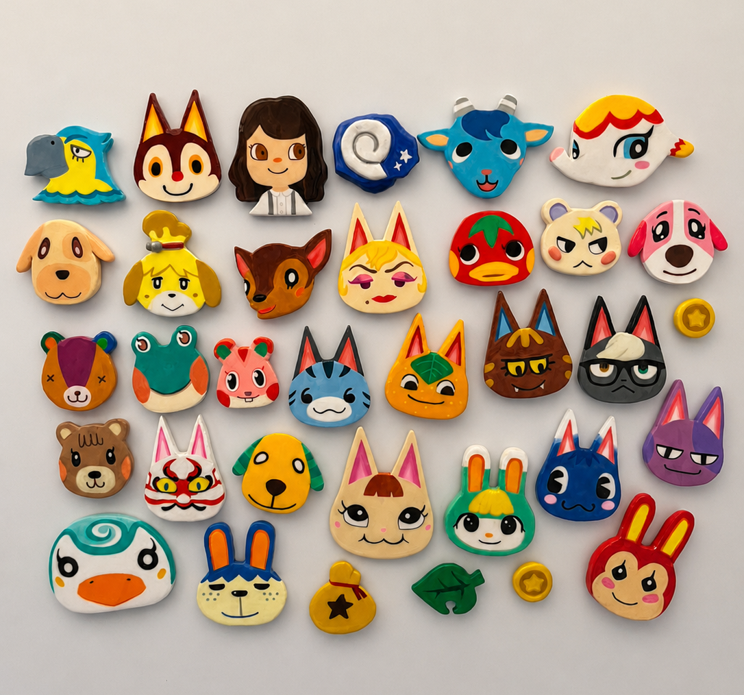 Handmade Magnetic Friends